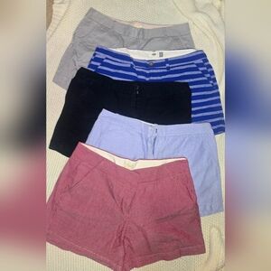 GAP Women's Shorts in Red, Blue, Black, and Gray